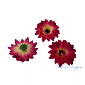 Dália selyemvirág fej D11-12cm - Átmenetes Pink