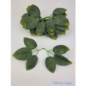 Rózsa levél 6 db levél/ág 16 cm - 107