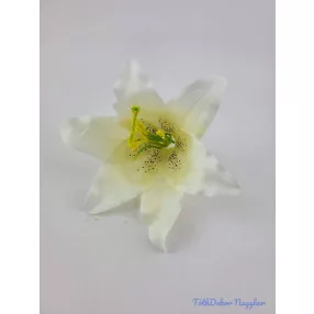 Liliom fej 13 cm - Krém