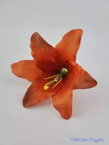 Liliom fej 13 cm - Narancs