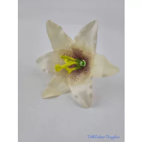 Liliom fej 13 cm - Krém-Mályva