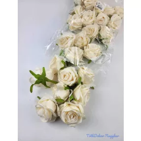 Rózsa selyemvirág fej 6 cm - 925A