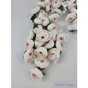 Boglárka fej selyemvirág fej 4,5 cm - Babarózsaszín 302
