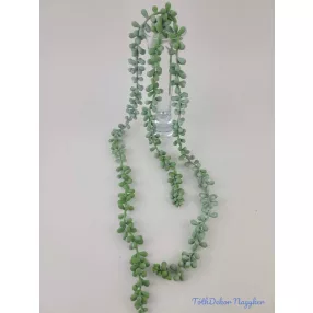   Csüngős gumis 3 ágú varjúháj futó pozsgás 70 cm - Hamvas