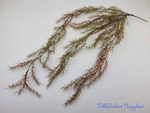 Gumis mű csüngős aszparágusz futó 84 cm - Őszi Narancsos