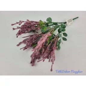 Mű 6 ágú rezgő csokor 35 cm - Mályva