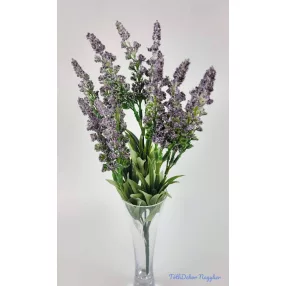 Rezgő 5 ágú díszítő csokor 35 cm - Lilás