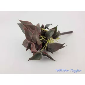 Szívleveles gumis bokor 21 cm - Vörös