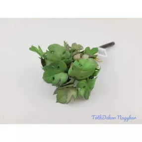 Cakkos levelű gumis bokor 21 cm - Mályvás Zöld