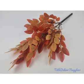   Őszi leveles bokor rücskös fás hatású szárral 58cm - Narancs