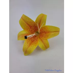 Gumi liliom fej D14cm - Napsárga