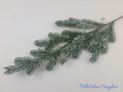 Flitteres-Havas fenyő ág 78cm