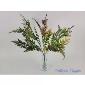 Páfrány 5 ágú mű bokor 37 cm - Mix