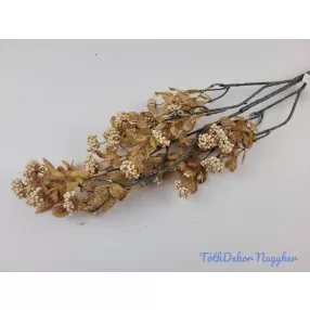 Őszi hamvas leveles-bogyós ág 90cm - Világos Barna