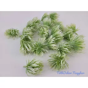 Mű tűszirmú pozsgás pick D4,5cm - Hamvas Zöld