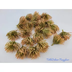 Mű tűszirmú pozsgás pick D4,5cm - Barack