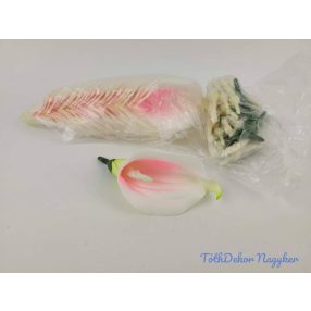 Kála polifoam fej 9,5x6,5cm - Rózsaszín