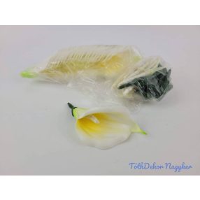 Kála polifoam fej 9,5x6,5cm - Sárgás