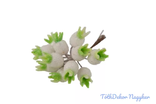 Deres csipkebogyó köteg 10cm - Fehér