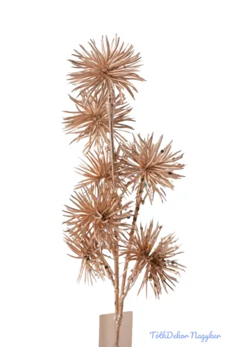 Metál hagymás fejű ág 33cm - Arany