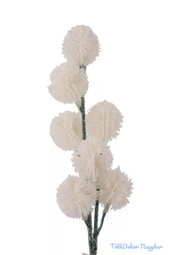 Csillámos hagymafejű pick 31cm - Fehér