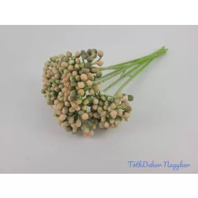 Bogyós 6 szálas dekor köteg 26 cm - Barack