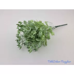   Tölcsér virágú hamvas 6 ágú műzöld csokor 30 cm - Zöld