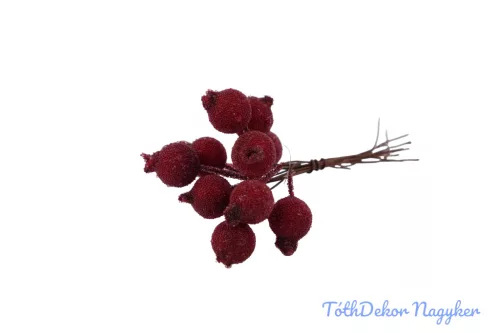 Deres csipkebogyó pick 11cm 12db/köteg - Bordó