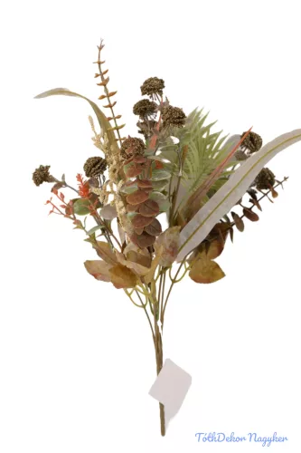 Őszi 7 ágú vegyes bokor 34cm - Sötét