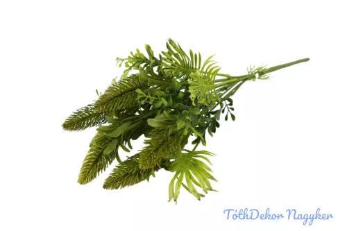 Bogáncsos műzöld bokor 38cm - Zöld