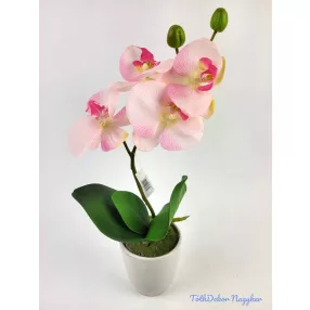 Cserepes gumi orchidea 39 cm - Rózsaszínes