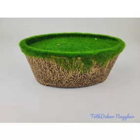 Tűzhető műfüves kaspó M8,5cm - 101