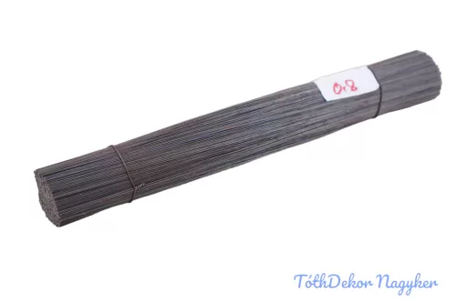 Vágott drót fekete 2 kg 0,8 mm 30 cm
