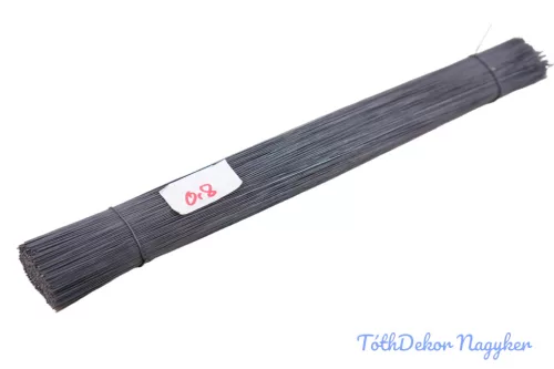 Vágott drót fekete 2 kg 0,8 mm 40 cm