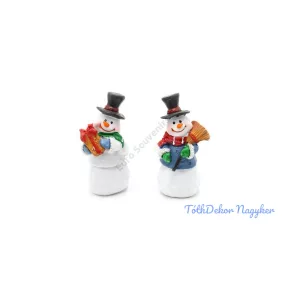 Hóember figura kalapos