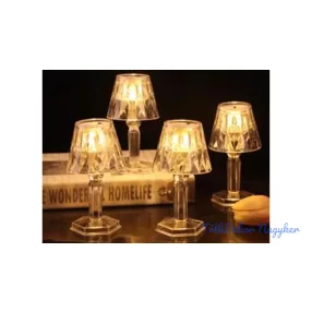 LED álló lámpás melegfényű 6,2x11,6cm - Kristály