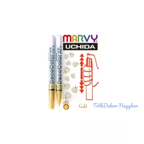 Marvy DecoColor lakkfilc tűhegyű 120S - Arany