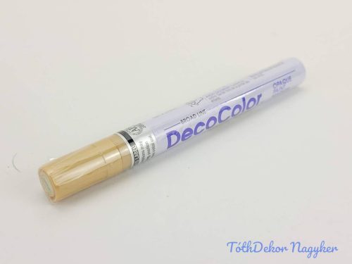 Marvy DecoColor lakkfilc vastag VÁGOTT hegyű 300SC - Arany