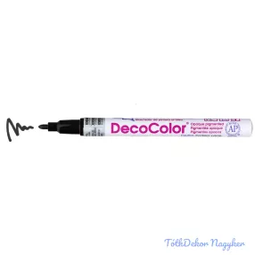 Marvy DecoColor lakkfilc vékony 200S - Fekete