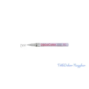 Marvy DecoColor lakkfilc vékony 200S - Ezüst