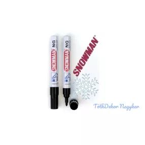 Snowman alkoholos filc vastag NG - Fekete