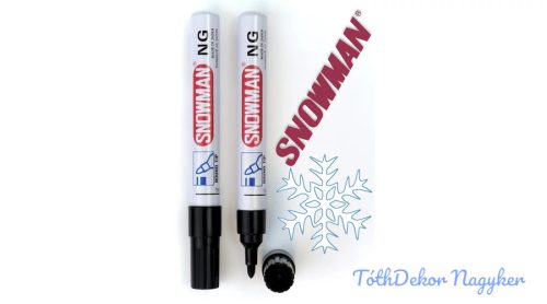 Snowman alkoholos filc vastag NG - Fekete
