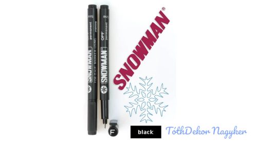 Snowman alkoholos filc tűhegyű OPF - Fekete