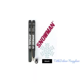 Snowman alkoholos filc vékony OPM - Fekete