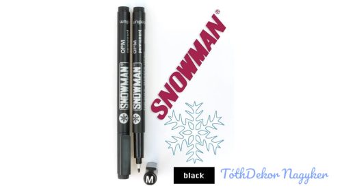 Snowman alkoholos filc vékony OPM - Fekete