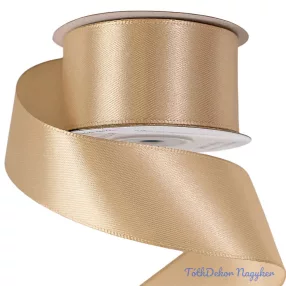 Szatén szalag 38 mm x 22.86 m - Bézs