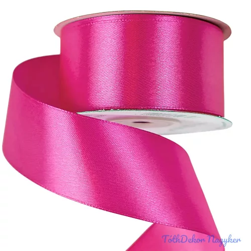 Szatén szalag 38 mm x 22.86 m - Sötét Rózsaszín
