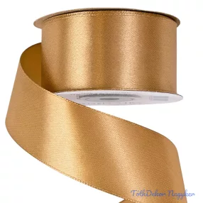 Szatén szalag 38 mm x 22.86 m - Aranybarna