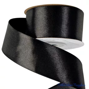Szatén szalag 38 mm x 22.86 m - Fekete