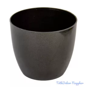 Műanyag kaspó Oslonka D15 cm - Grafit